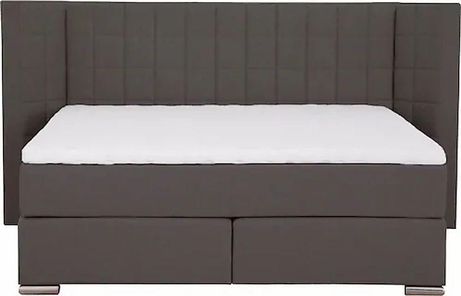 Home affaire Boxspringbett »Piazza« mit Steppung und Kopfteil mit seitliche günstig online kaufen