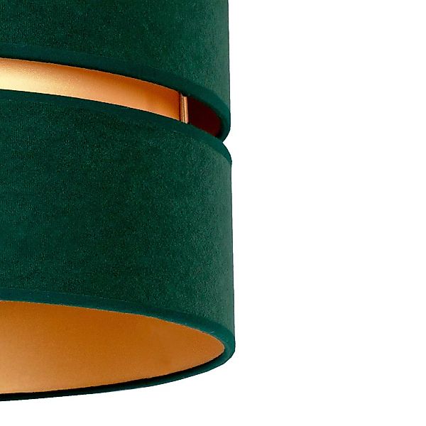 Deckenleuchte Duo, grün/gold Ø 60 cm, 1-flammig günstig online kaufen