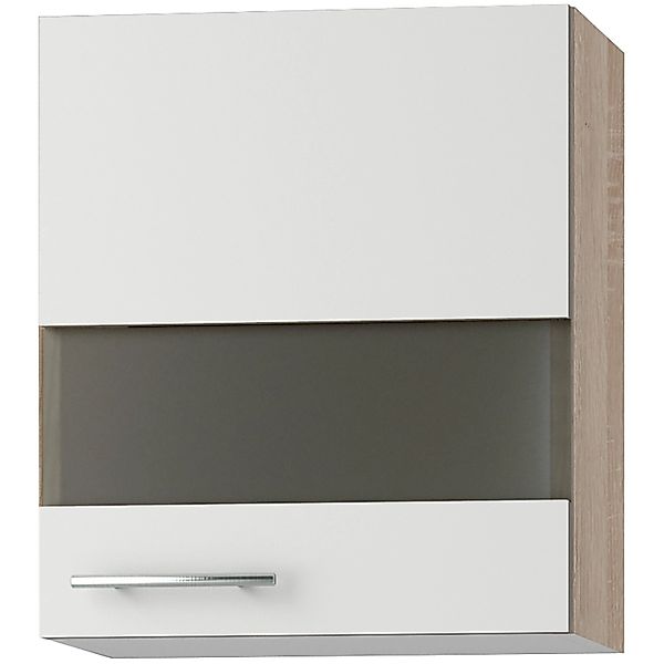 Optifit Küchen-Oberschrank mit Segmentglastür Dakar286 50cm x 57,6cm Weiß-E günstig online kaufen