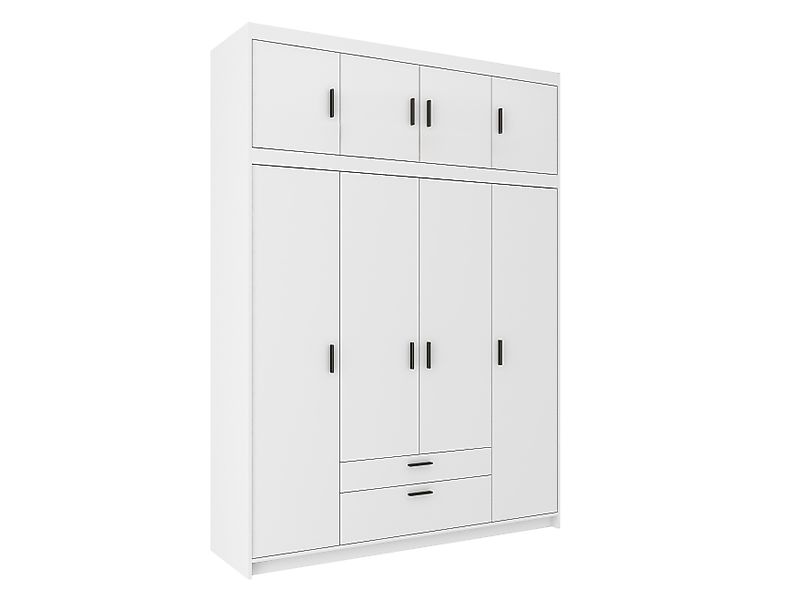 Beautysofa Drehtürenschrank ELENA 4D mit Erweiterung günstig online kaufen