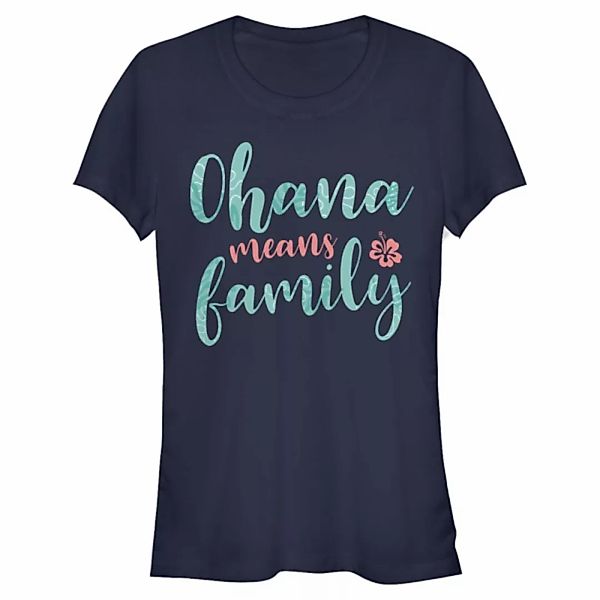 Disney Classics - Lilo & Stitch - Lilo & Stitch Ohana Script - Frauen T-Shi günstig online kaufen