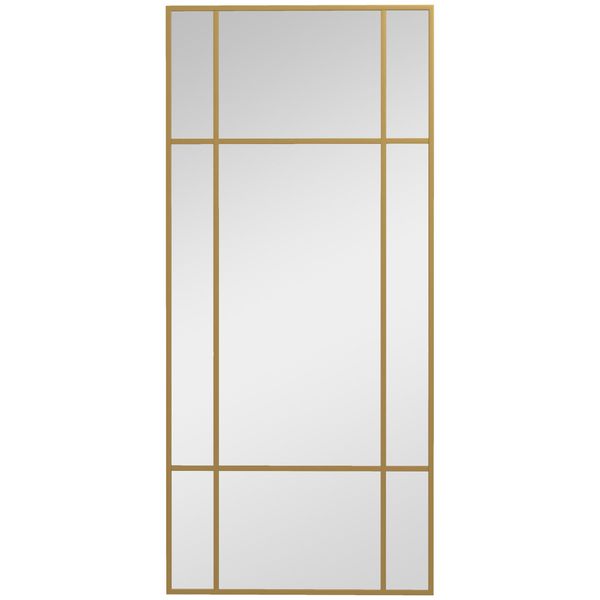 HOMCOM Wandspiegel mit Metallrahmen (rechteckiger Spiegel, günstig online kaufen