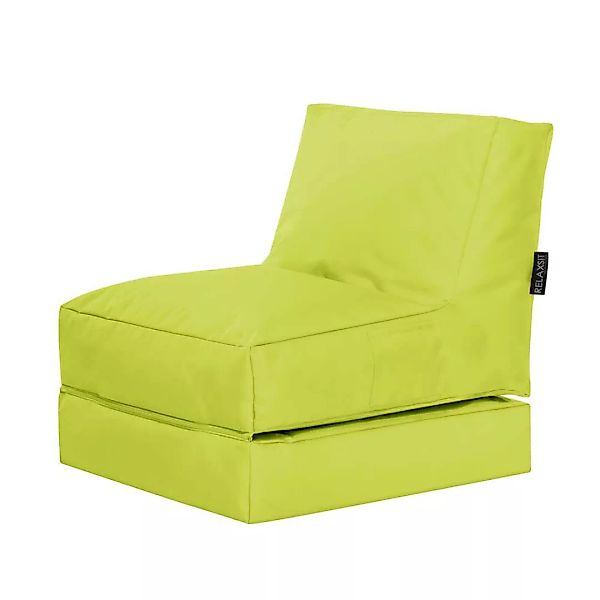 Outdoorliege in Gelbgrün Sitzsack günstig online kaufen