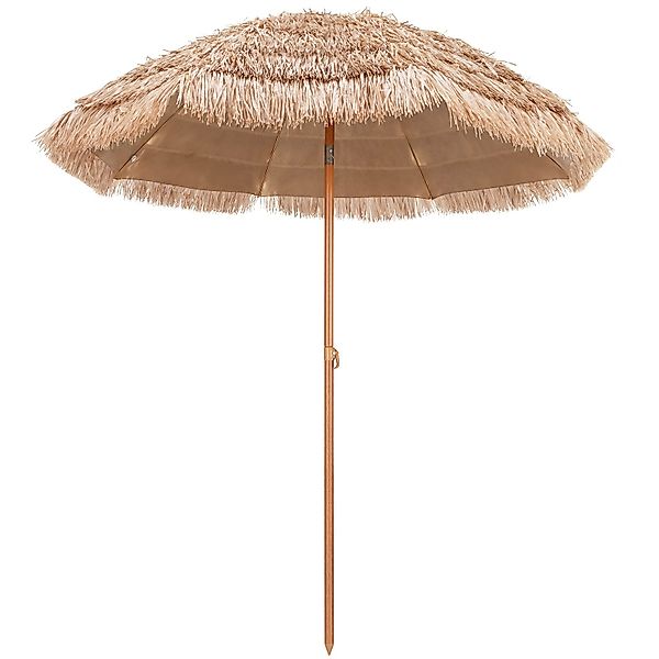 COSTWAY Sonnenschirm, Ø 208cm Strandschirm, UPF günstig online kaufen
