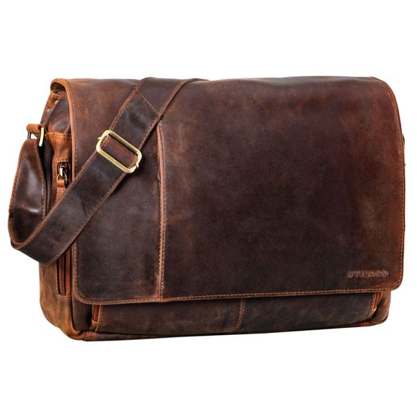 STILORD Laptoptasche "Elias" Echtleder Herren Umhängetasche günstig online kaufen