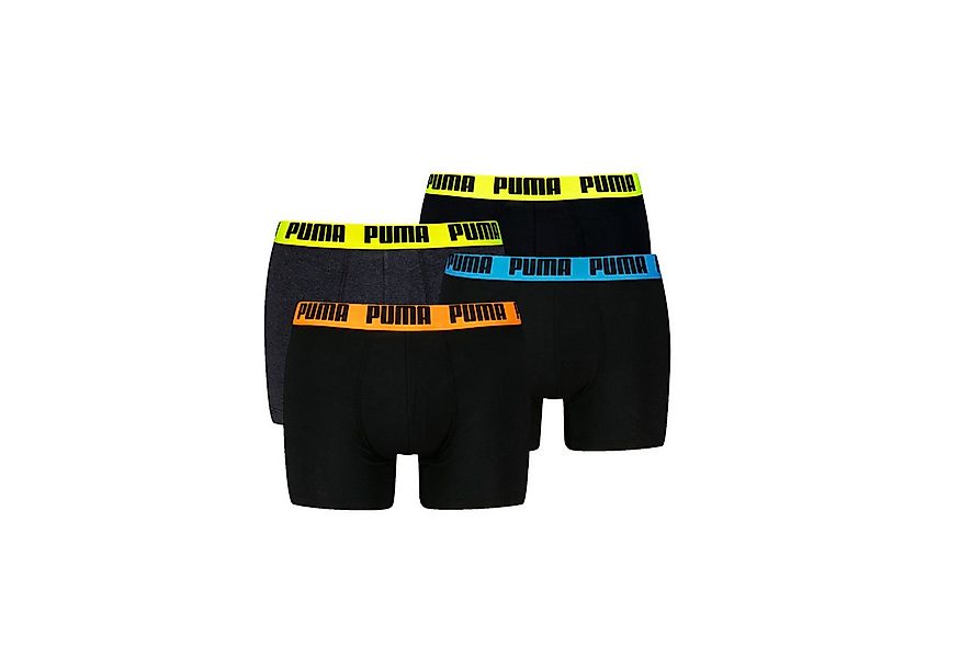 PUMA Boxershorts PUMA Herren Boxershorts Unterhosen Everyday Boxer 4er-Pack günstig online kaufen