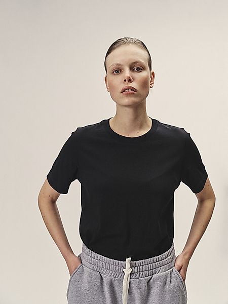 Rundhals T-shirt Aus Organic Cotton günstig online kaufen