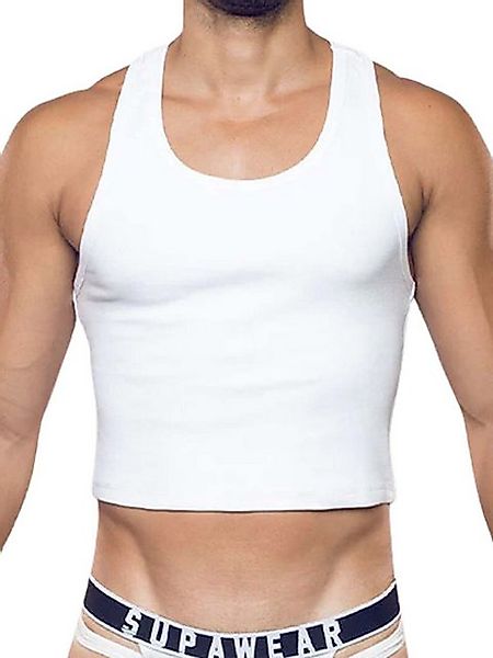 Supawear T-Shirt Supawear Ribbed Cropped Singlet Tank Top White XL günstig online kaufen