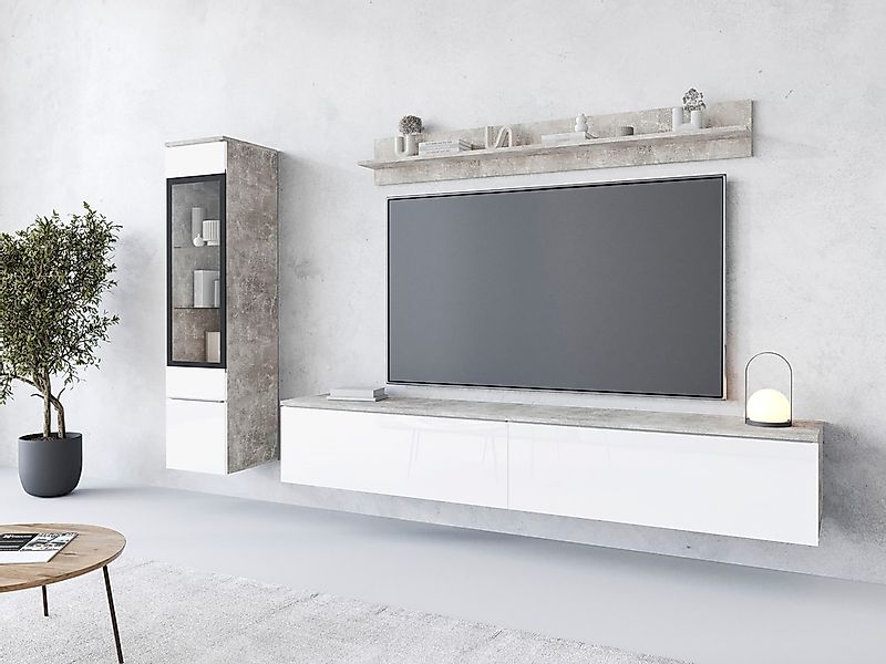 INOSIGN Wohnwand "VERA I, Vitrinen Türanschlag links/rechts wechselbar" Kom günstig online kaufen