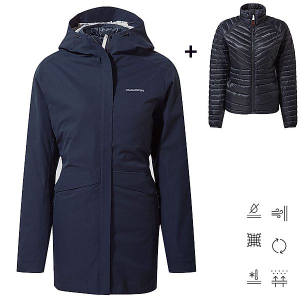 Craghoppers Hardshelljacke Craghoppers - wasserdichte Doppeljacke günstig online kaufen