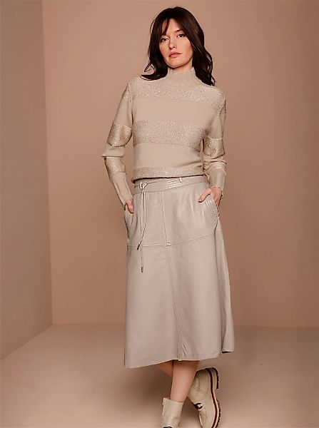 CREATION L PREMIUM Stehkragenpullover "Merino-Kaschmir-Pullover" günstig online kaufen