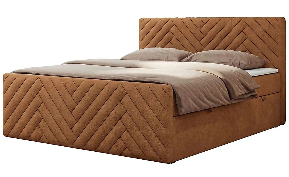 Boxbett mit Bettkasten Paris Duo ¦ orange ¦ Maße (cm): B: 141 H: 110 Betten günstig online kaufen