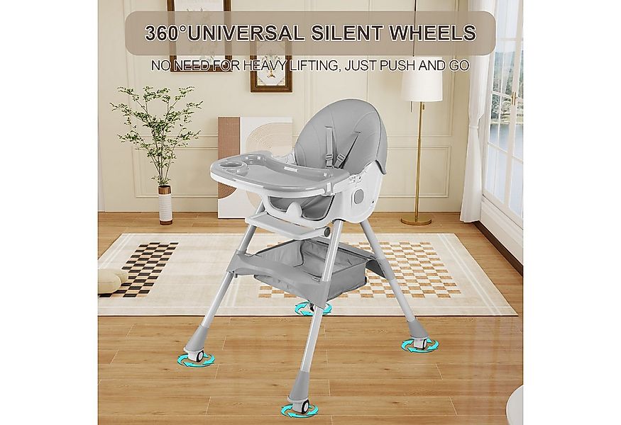 oyajia Kinderstuhl 3-in-1 Kinderstuhl, Kombistuhl, Babystuhl, höhenverstell günstig online kaufen