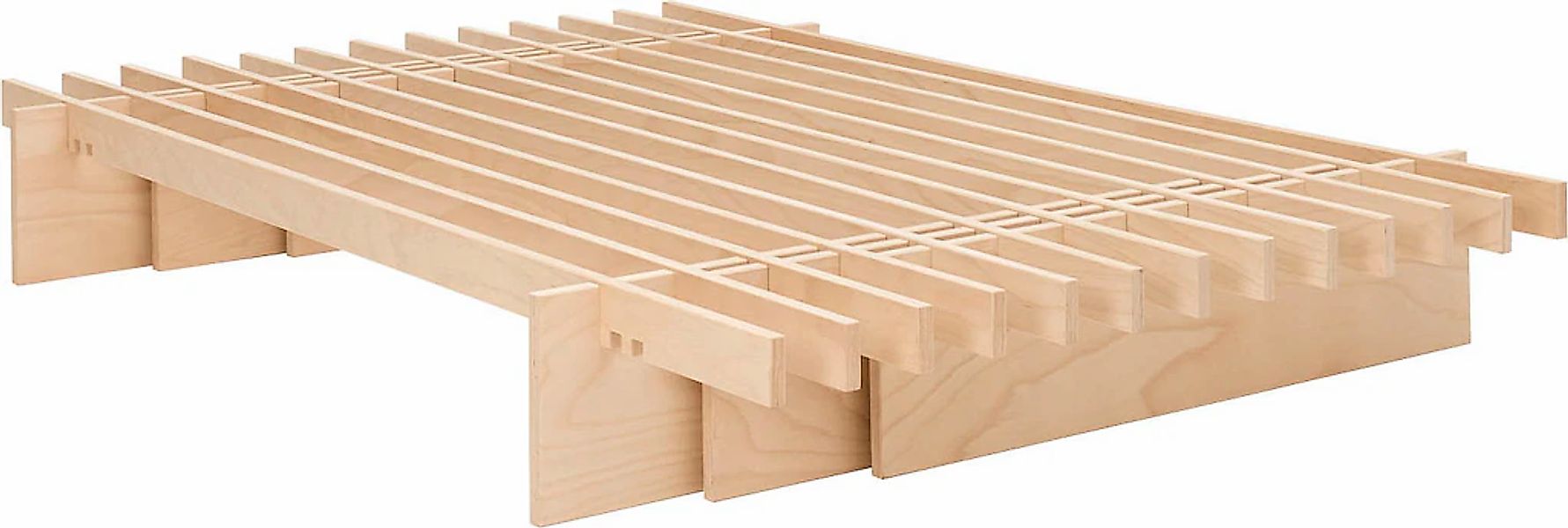 Tojo Bett "parallel L" einfache Montage ohne Werkzeug, in verschiedenen Bre günstig online kaufen