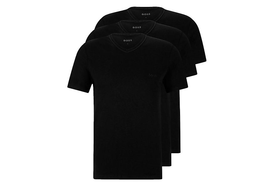 BOSS Unterziehshirt Classic T-Shirt (3-St) mit fein geripptem V-Ausschnitt günstig online kaufen