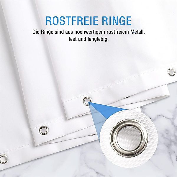 BYSURE Duschvorhang Breite 180 cm, Polyester günstig online kaufen