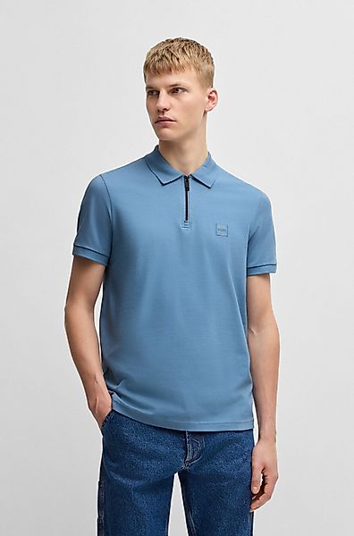 BOSS ORANGE Poloshirt Passerzip mit Polokragen günstig online kaufen
