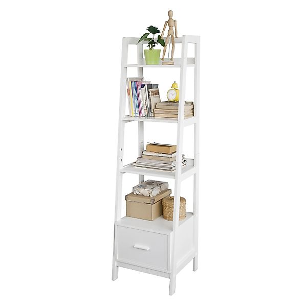 SoBuy Leiterregal FRG116, Bücherregal Standregal Badregal günstig online kaufen
