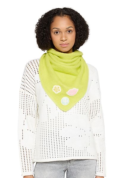Cartoon Schal "Damen mit Applikation" günstig online kaufen
