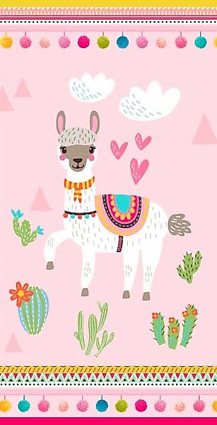 good morning Strandtuch "Lama" 100% Mikrofaser, 75x150, Schnelltrocknend, K günstig online kaufen