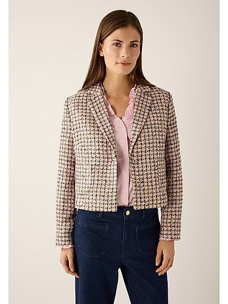 MORE&MORE Kurzblazer stilvoller Karo-Kurzblazer günstig online kaufen