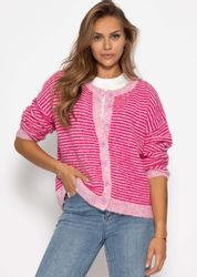 SASSYCLASSY Cardigan Gestreifter Cardigan für Damen günstig online kaufen