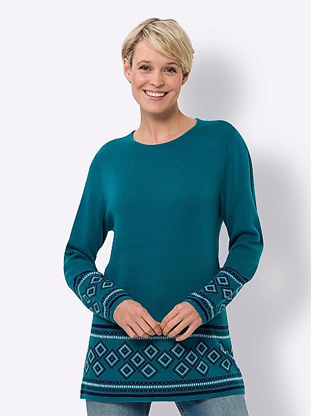 Sieh an! Strickpullover Longpullover günstig online kaufen