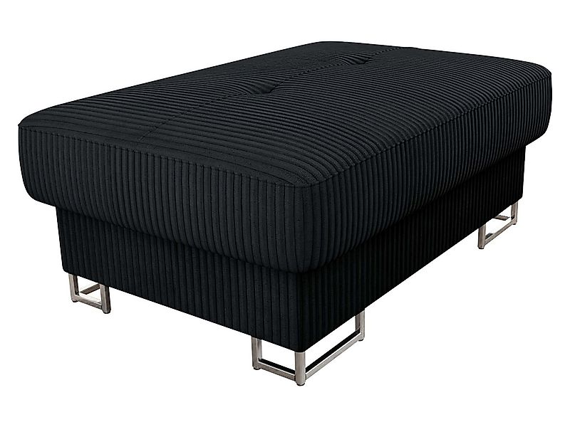 MIRJAN24 Polsterhocker Cotere Cord, 104x67x42 cm, Metallfüße in der Farbe S günstig online kaufen