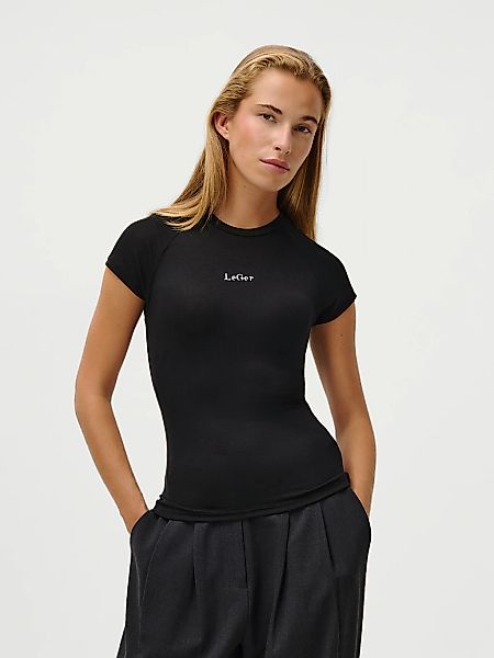 LeGer T-Shirt "Tayra, LeGer by Lena Gercke" basic, Rundhals, slim fit günstig online kaufen