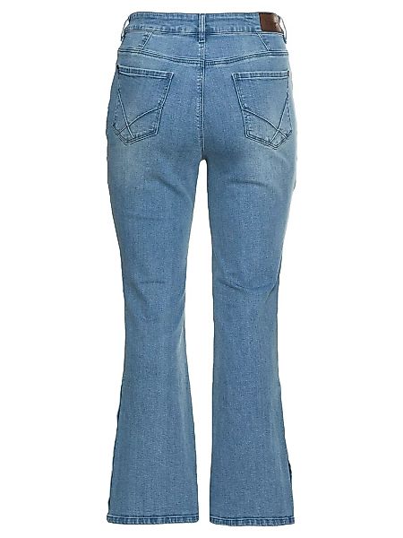Sheego Bootcut-Jeans "Große Größen", mit Zierknopfleiste am Saum günstig online kaufen
