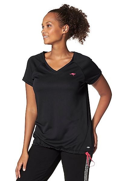 KangaROOS Funktionsshirt Kurzarm, figurumspielend, hüftbedeckend, mit günstig online kaufen