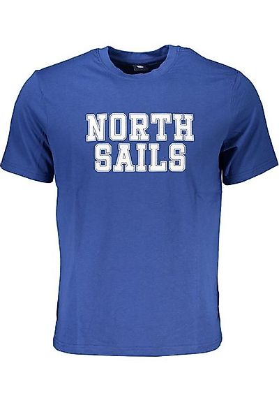 North Sails T-Shirt Herren T-Shirt Blau mit Rundhalsausschnitt und günstig online kaufen