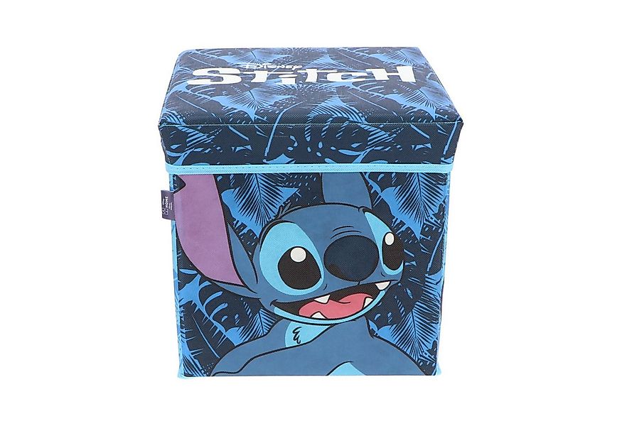 Disney Aufbewahrungsbox Disney Stitch Kinder Spielzeugkorb mit Deckel 30x30 günstig online kaufen