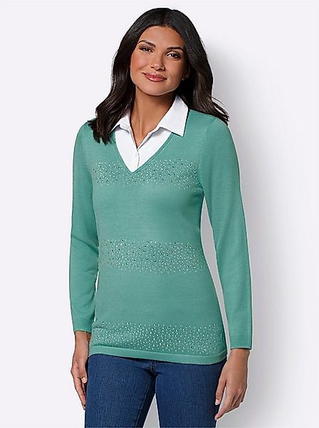 Sieh an! Strickpullover 2-in-1-Pullover günstig online kaufen