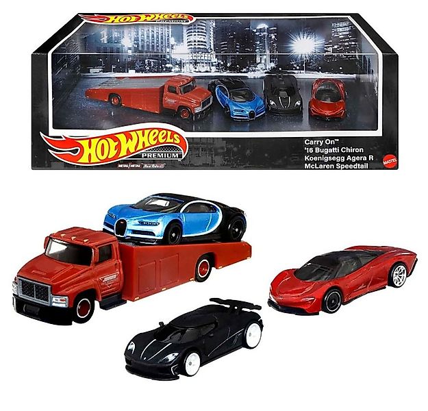 Hot Wheels Spielzeug-Rennwagen Hyper Cars Hot Wheels Premium HCR54 4er Coll günstig online kaufen