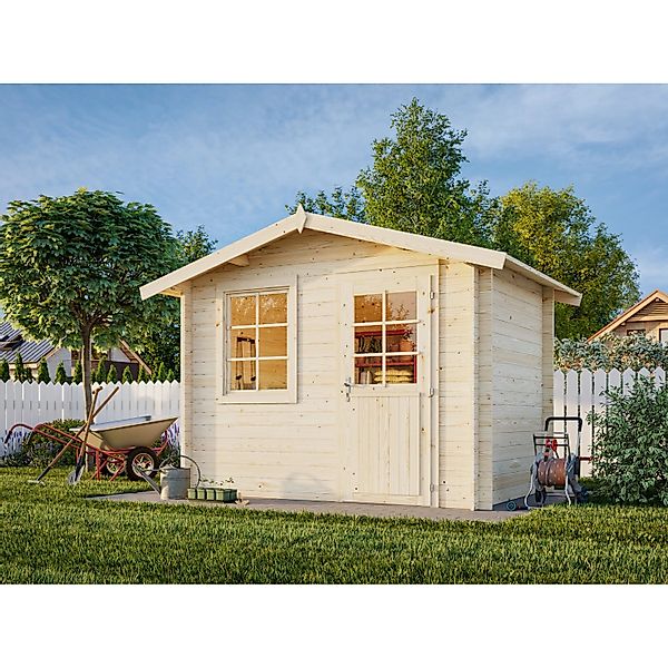Palmako Gartenhaus Klara 276 x 180 cm Lackiert Grau-Anthrazit FSC® günstig online kaufen