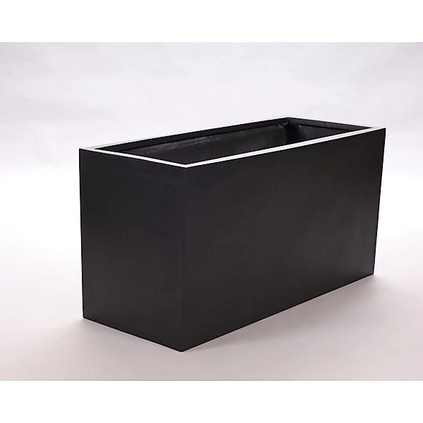 Elegant Einrichten Pflanzkübel Fiberglas Rechteckig 84x30x40cm Elegant Schw günstig online kaufen