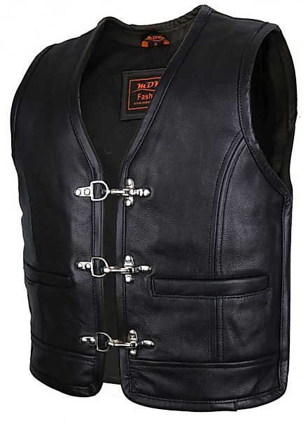 MDM Lederweste Herren Biker Lederweste Kutte, günstig online kaufen