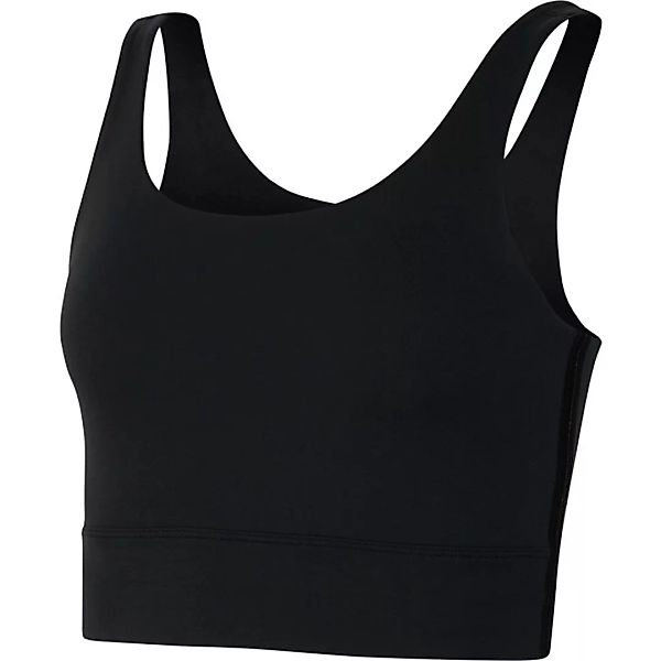 Nike Lux Crop Yoga Ärmelloses T-shirt L Black / Dark Smoke Grey günstig online kaufen