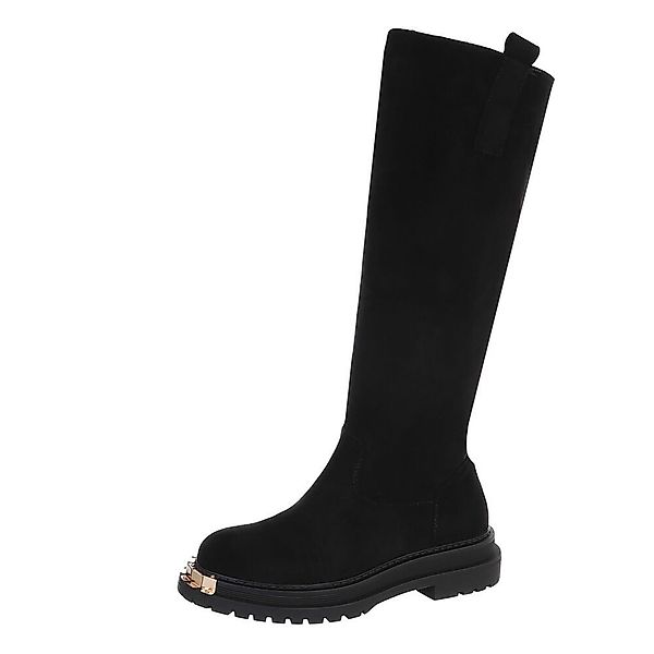 Ital-Design Damen Bikerschuhe Biker Plateaustiefel (87124839) günstig online kaufen