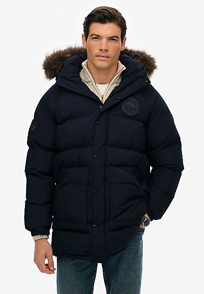 Superdry Steppjacke "EVEREST LONGLINE BAFFLED PARKA", mit Kapuze günstig online kaufen