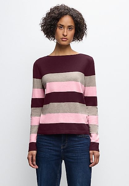 STREET ONE Strickpullover im Streifen-Design günstig online kaufen