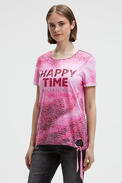 SOCCX T-Shirt SOCCX Shirt mit Ausbrenner-Effekten günstig online kaufen