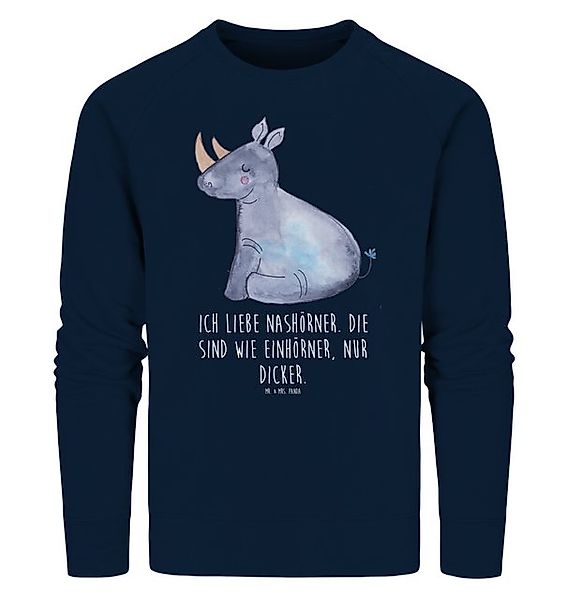 Mr. & Mrs. Panda Longpullover Einhorn Nashorn Größe L - French Navy - Gesch günstig online kaufen