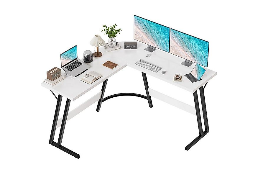 Furnicopia Eckschreibtisch L-Form Spedition Schreibtisch Computer Schreibti günstig online kaufen
