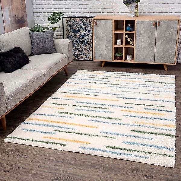 Carpet City Hochflor-Teppich »Pulpy 562«, rechteckig, 30 mm Höhe, besonders günstig online kaufen