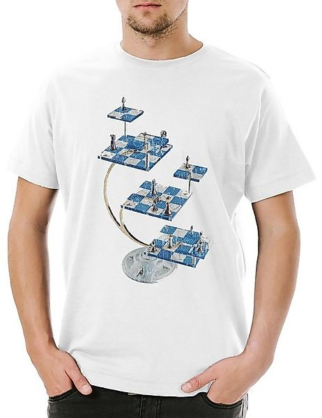 Urban Backwoods Print-Shirt Star Chess Herren T-Shirt Schach Game Gamer Ret günstig online kaufen