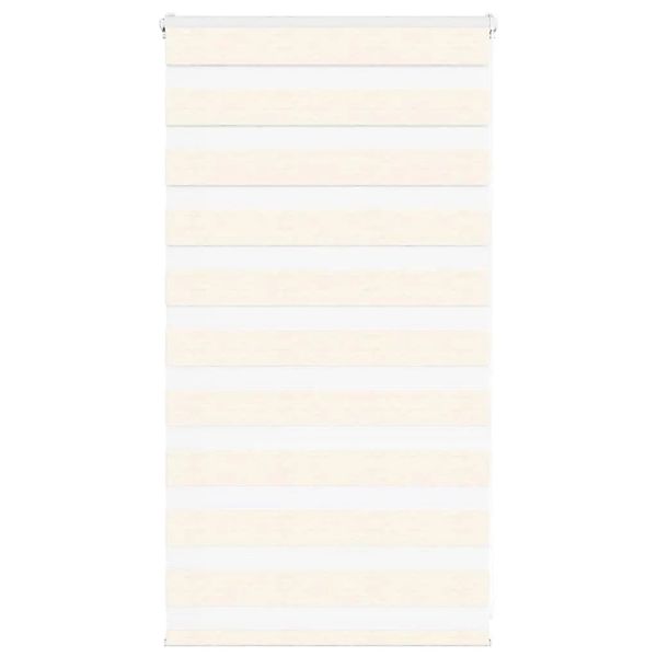 vidaXL Doppelrollo Marmorbeige 90x100 cm Stoffbreite 85,9 cm Polyester 4014 günstig online kaufen