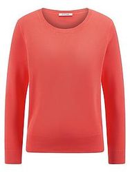 Rundhals-Pullover aus 100% SUPIMA-Baumwolle Peter Hahn rot günstig online kaufen