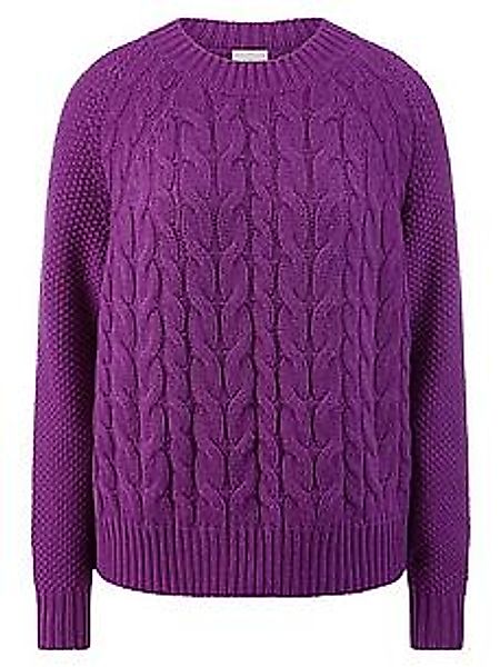 Rundhals-Pullover include lila günstig online kaufen